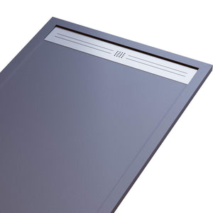 Piatto Doccia 70x110 cm in Pietra Bonussi Trivor Antracite