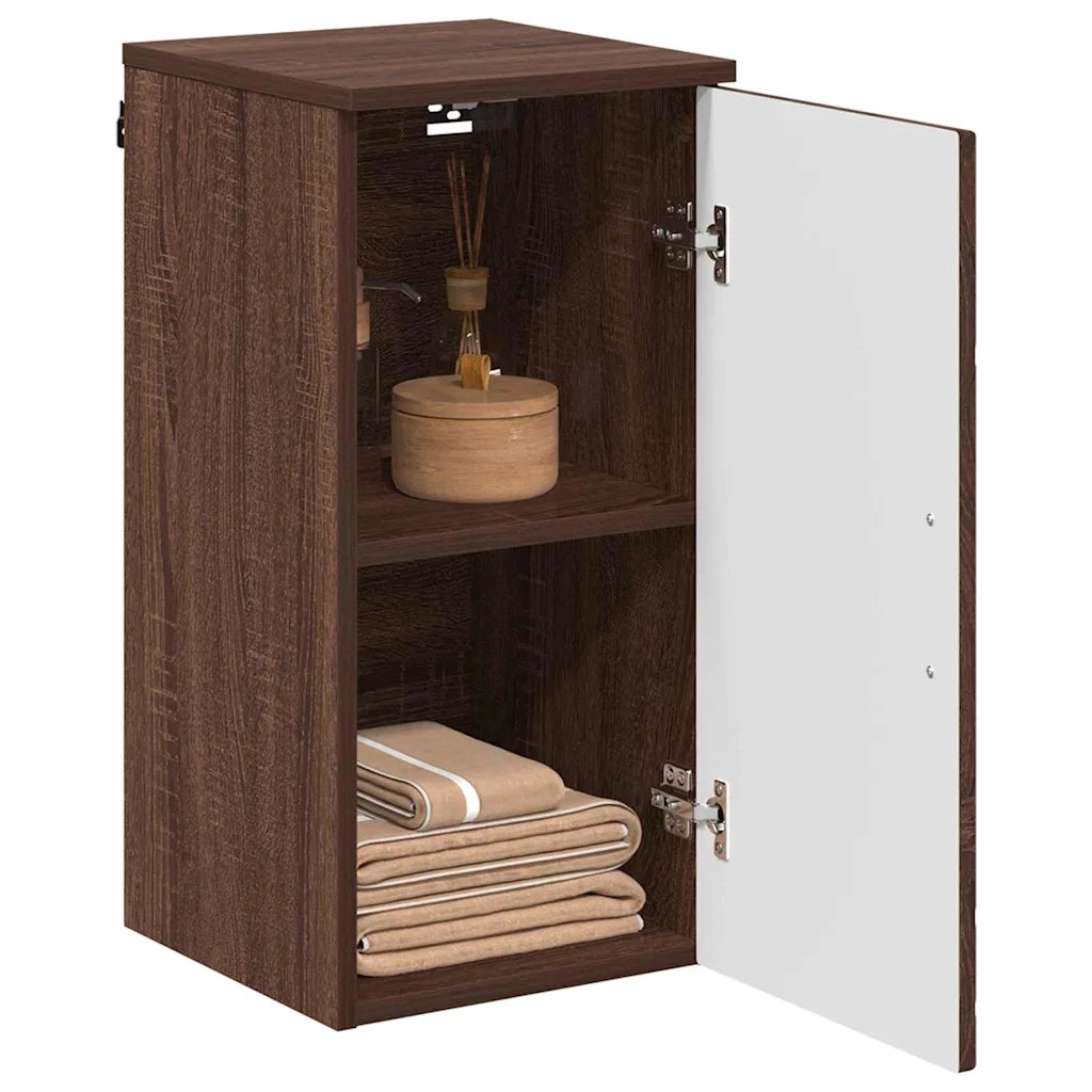 Mobile da Bagno con porta Rovere Marrone 30 x 31,5 x 61 cm