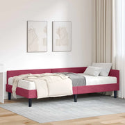 Struttura Letto Angolare con Materasso 2 pcs Verde Velluto 3393700