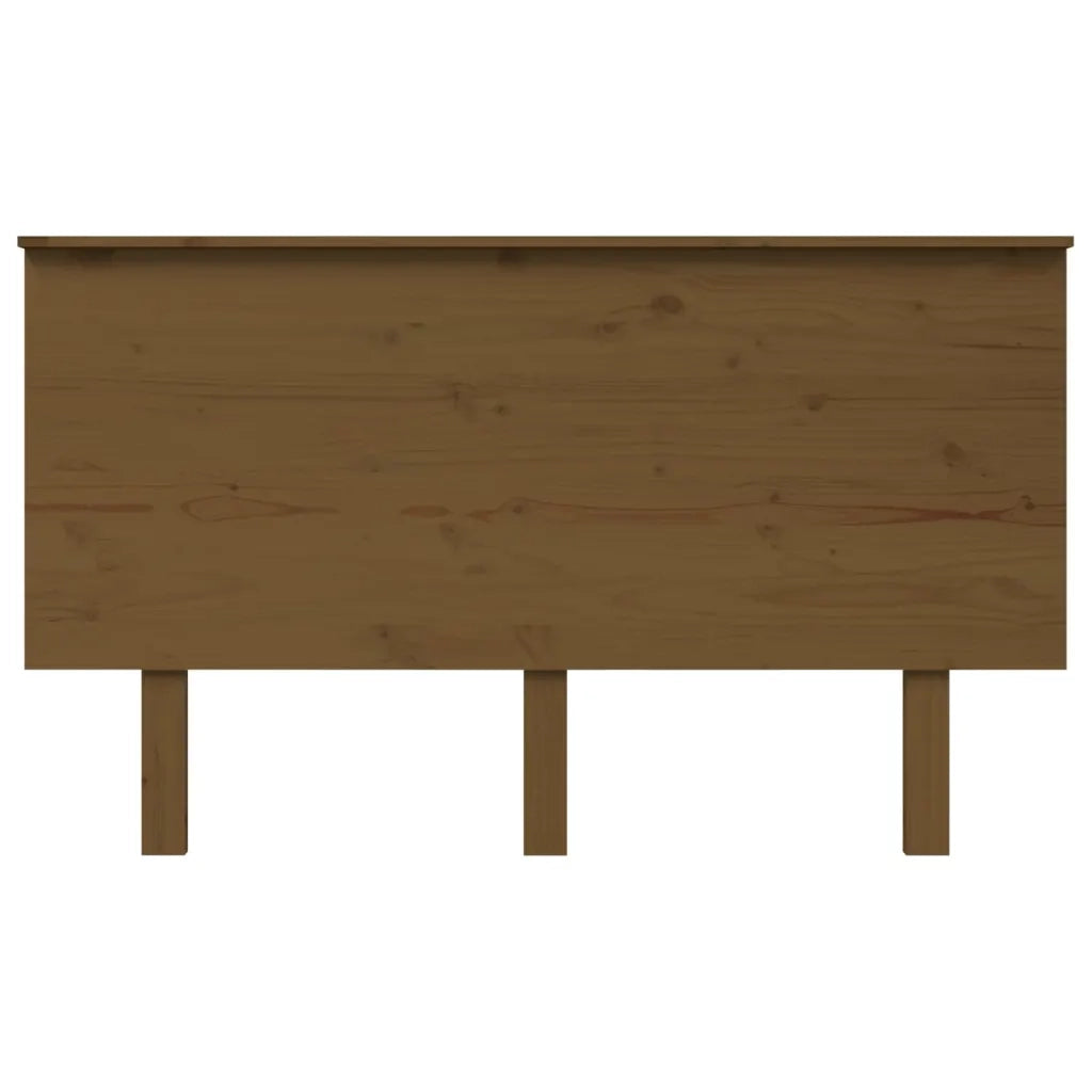 Testiera per Letto ambra 139x6x82,5cm in Legno Massello di Pino 819168