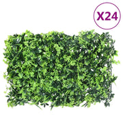 Â  Recinzione Foglie ArtificialiÂ 24 pz Verde 40x60 cm