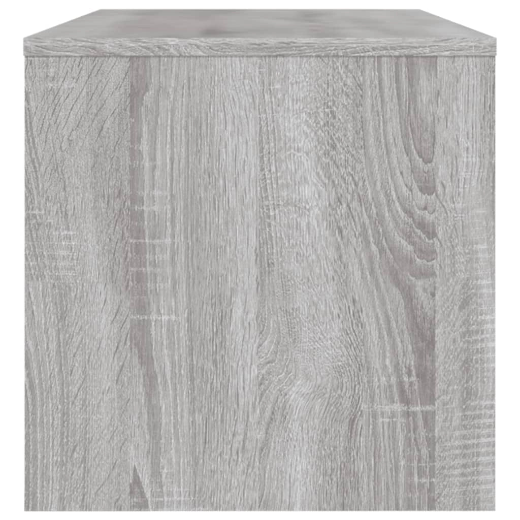 Mobile TV multimediale mensola TV credenza TV sala da pranzo soggiorno camera da letto Sonoma 120 x 34 x 37 cm legno ingegnerizzato grigio 02_0028378