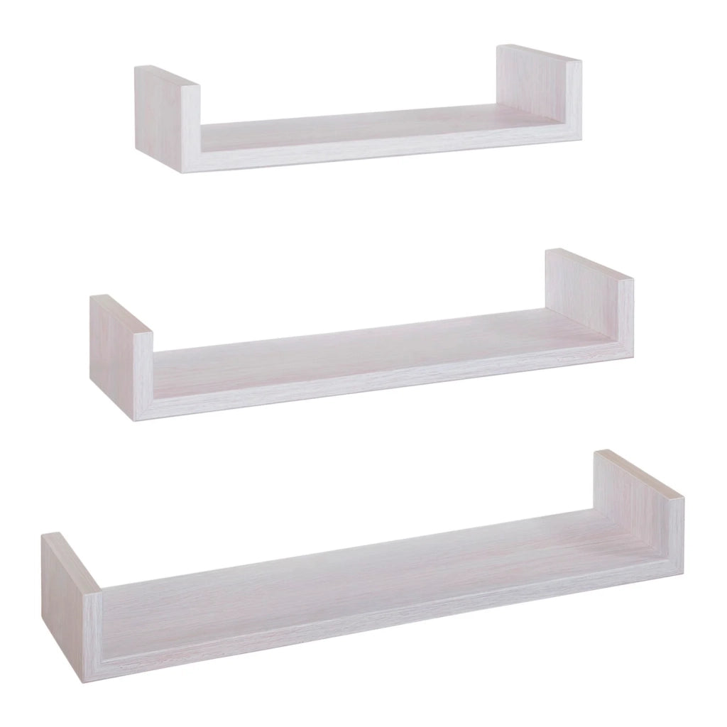Mensole da Parete Set di 3 pz colore Rovere imperiale mod. Calamita