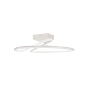Plafoniera Lampadario LED 20W 2130LM Design Moderno Rotondo Spirale D250X130mm Colore Bianco 4000K SKU-6927