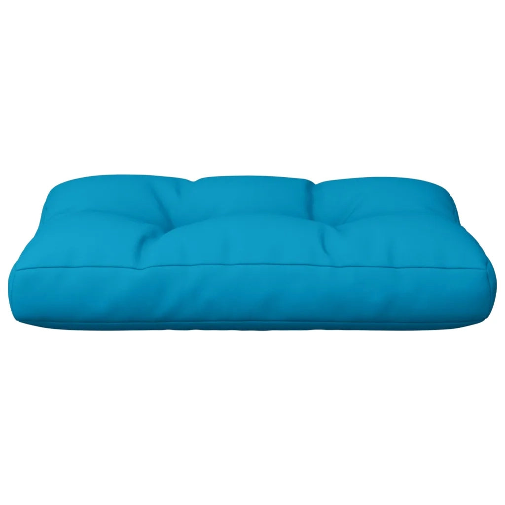 Cuscino per pallet | Cuscini per sedie Blu Chiaro 60x40x12 cm in Tessuto
