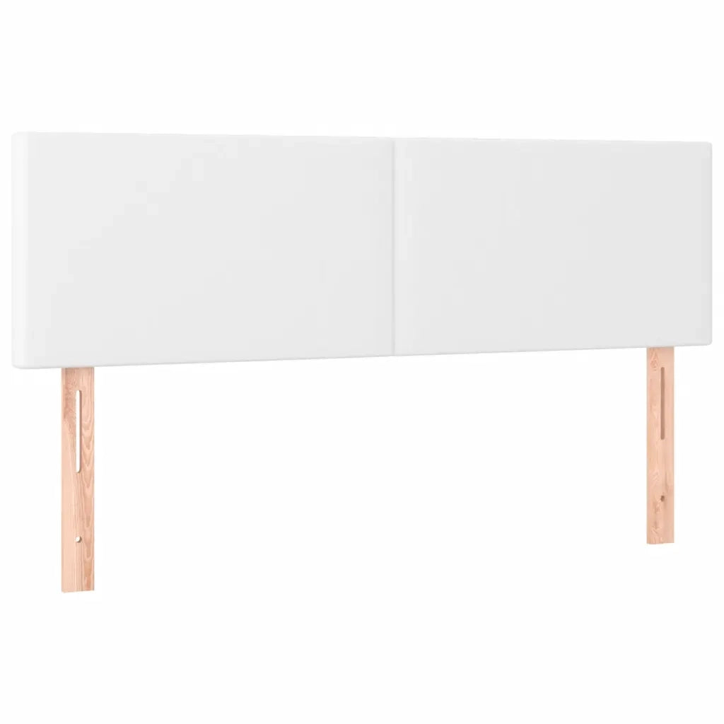 Giroletto a Molle con Materasso Bianco 140x190 cm in Similpelle 3141000