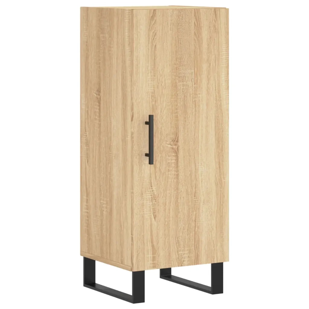Credenza Rovere Sonoma 34,5x34x90 cm in Legno Multistratocod mxl 104379