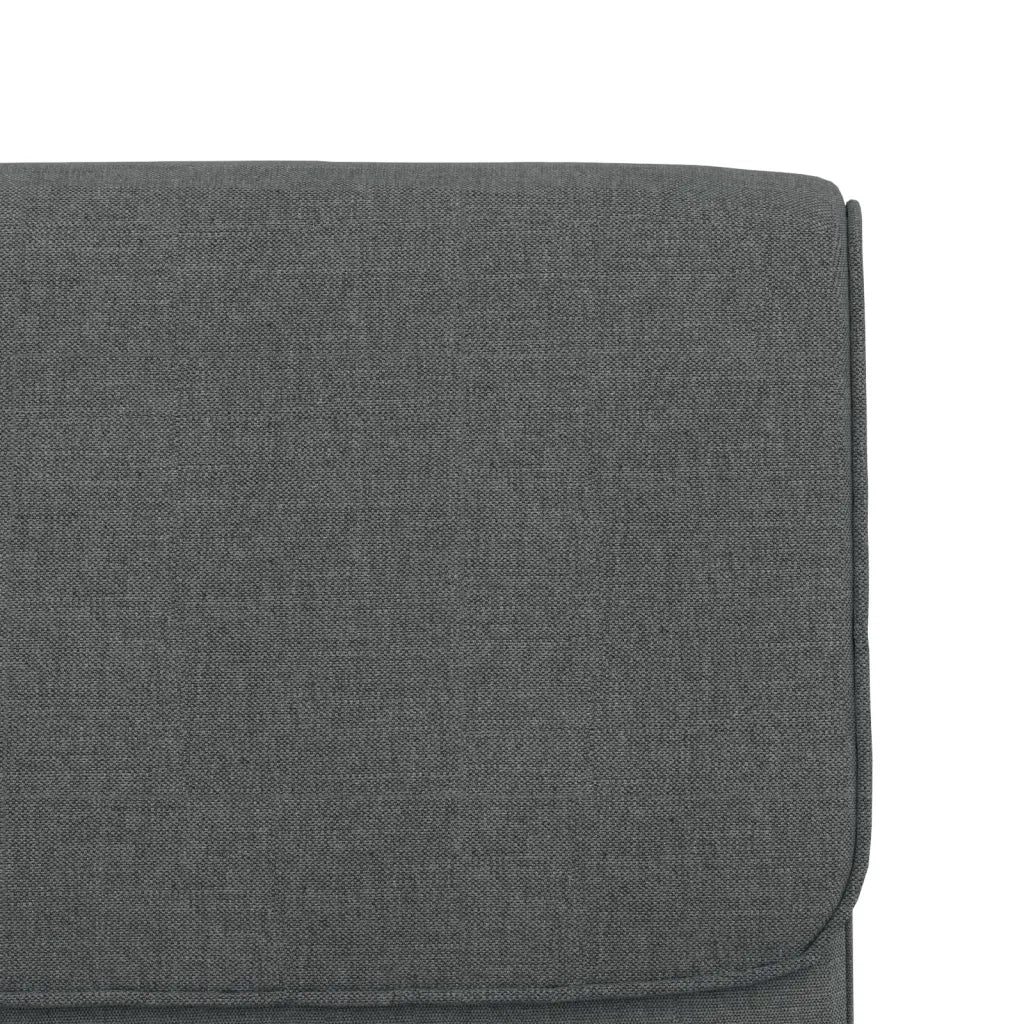 Sedia Lounge Grigio Scuro 55x64x80 cm in Tessuto cod mxl 14916