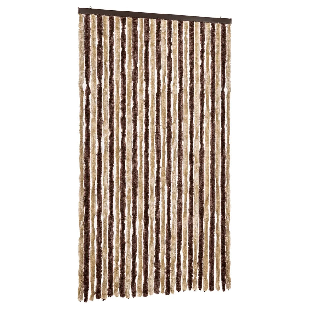 Zanzariera Beige e Marrone Chiaro 118x220 cm Ciniglia CFW2304550