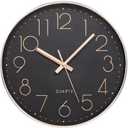 Orologio da Parete, stile, 30 cm, moderno, grande, funzionante a batterie, orologio da parete silenzioso, facile da leggere per camera, casa, cucina, camera da letto, ufficio, scuola