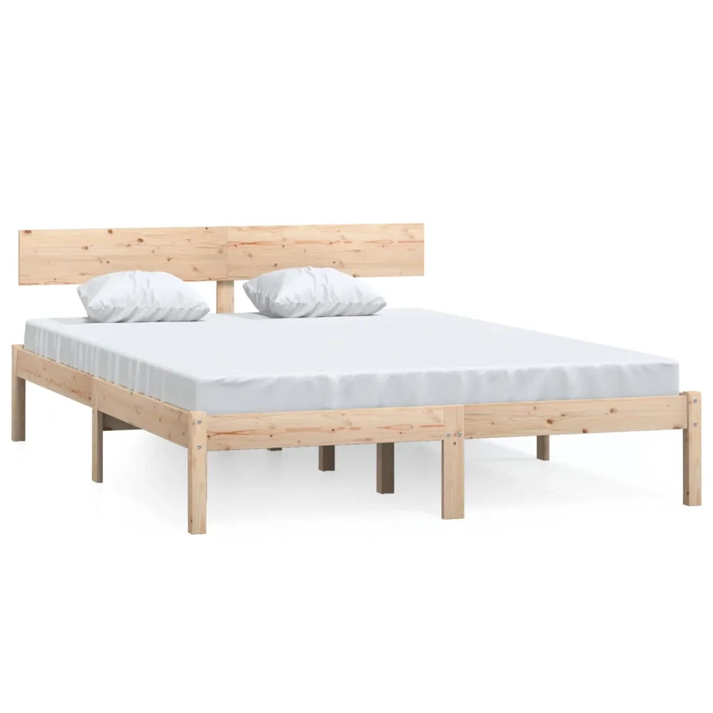 Giroletto-Struttura Letto in Legno Massello 120x190 cm Small Double 425249