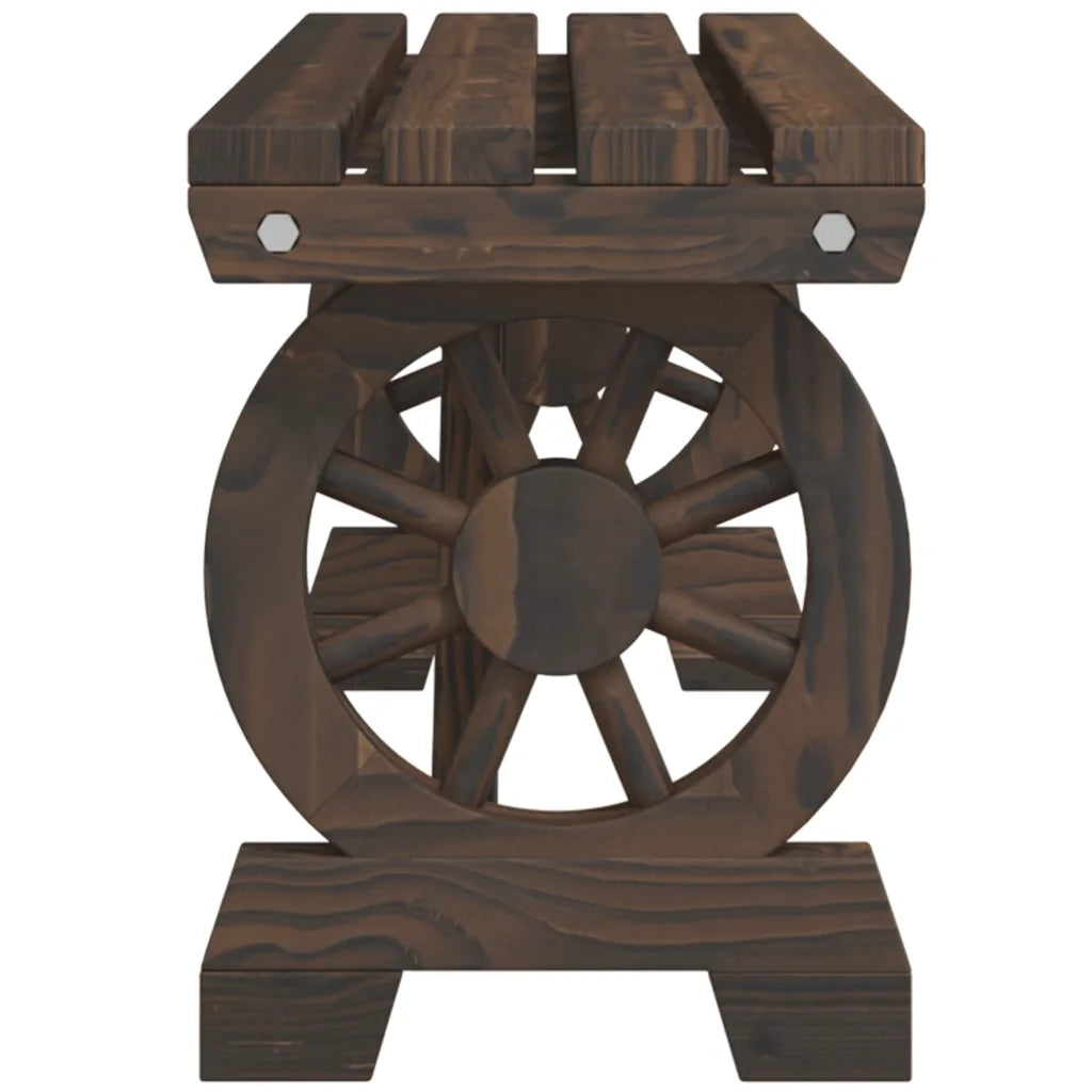 Panca da Corridoio-Sgabello-Panca da esterno 115 cm in Legno Massello di Abete 577862