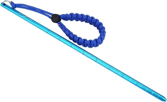 Stick per Generazione Rumore da Subacqueo - Lega di Alluminio - Manico Flessibile con Corda Lanyard - Accessori da Subacqueo