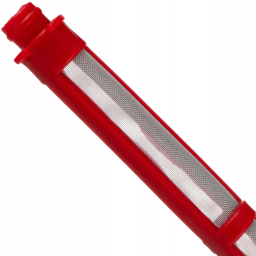 Filtro Paletta 200 Mesh Rosso – Compatibile con Pistole Graco FTX XTR Contractor | Metallo e Plastica, 110mm x 9mm
