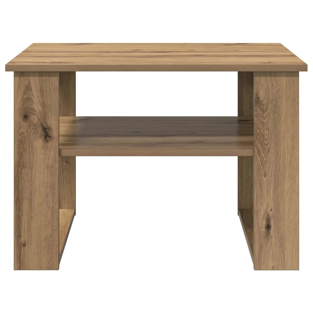 Tavolino da salotto Rovere artigianale 64 x 54 x 44 cm