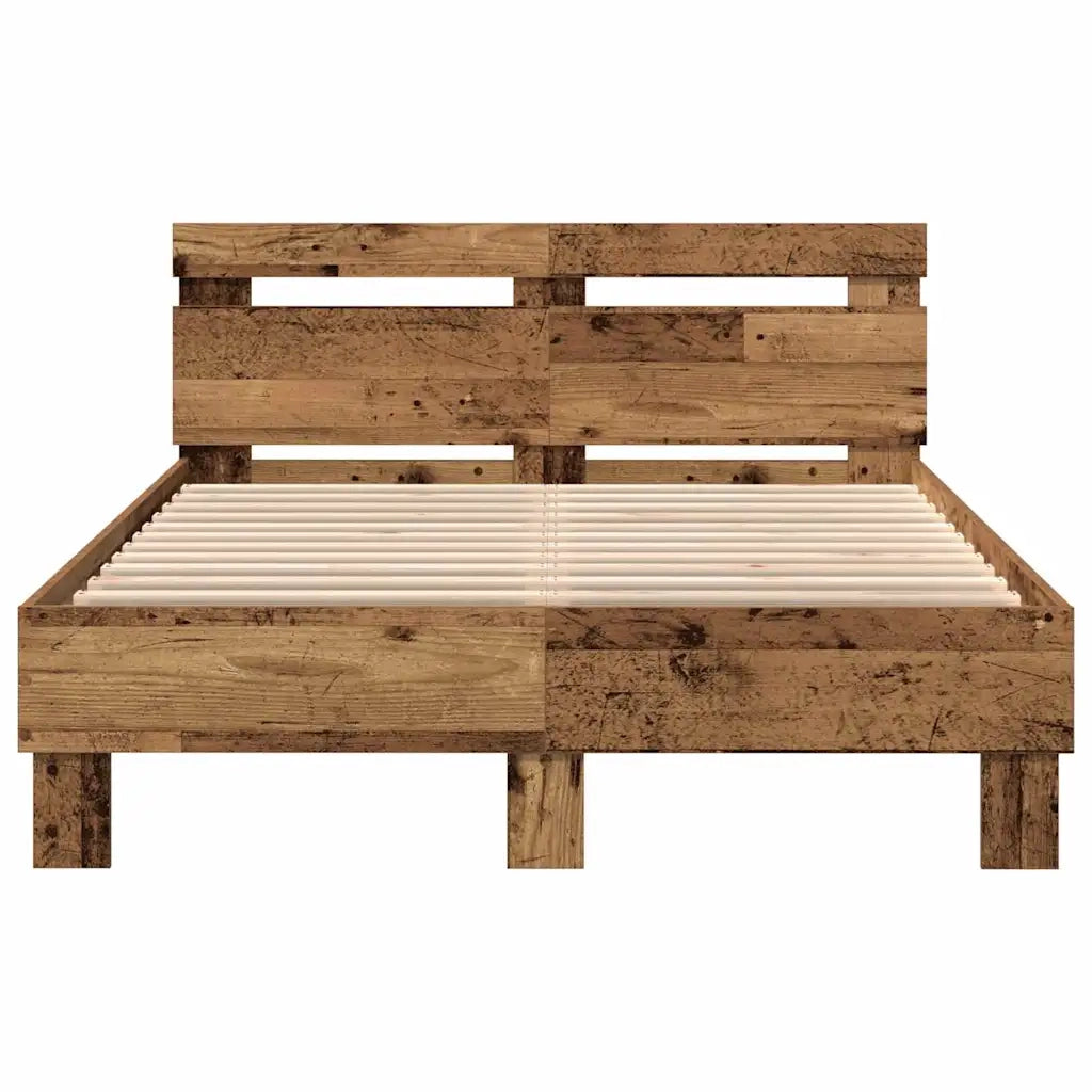 Struttura del letto con testiera Legno vecchio 120 x 200 cm 3333948