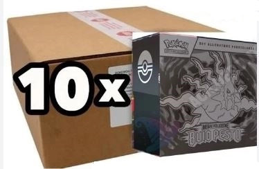 Pokemon Case 10X Set Allenatore Fuoriclasse dell`espansione Mega Evoluzione Buio Pesto