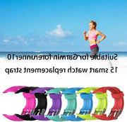 Banda di orologio sostituibile morbida e respirabile per Forerunner 10/15, inclusa la kit di accessori, confortevole e duratura