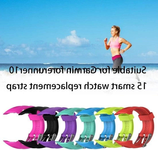 Banda di orologio sostituibile morbida e respirabile per Forerunner 10/15, inclusa la kit di accessori, confortevole e duratura