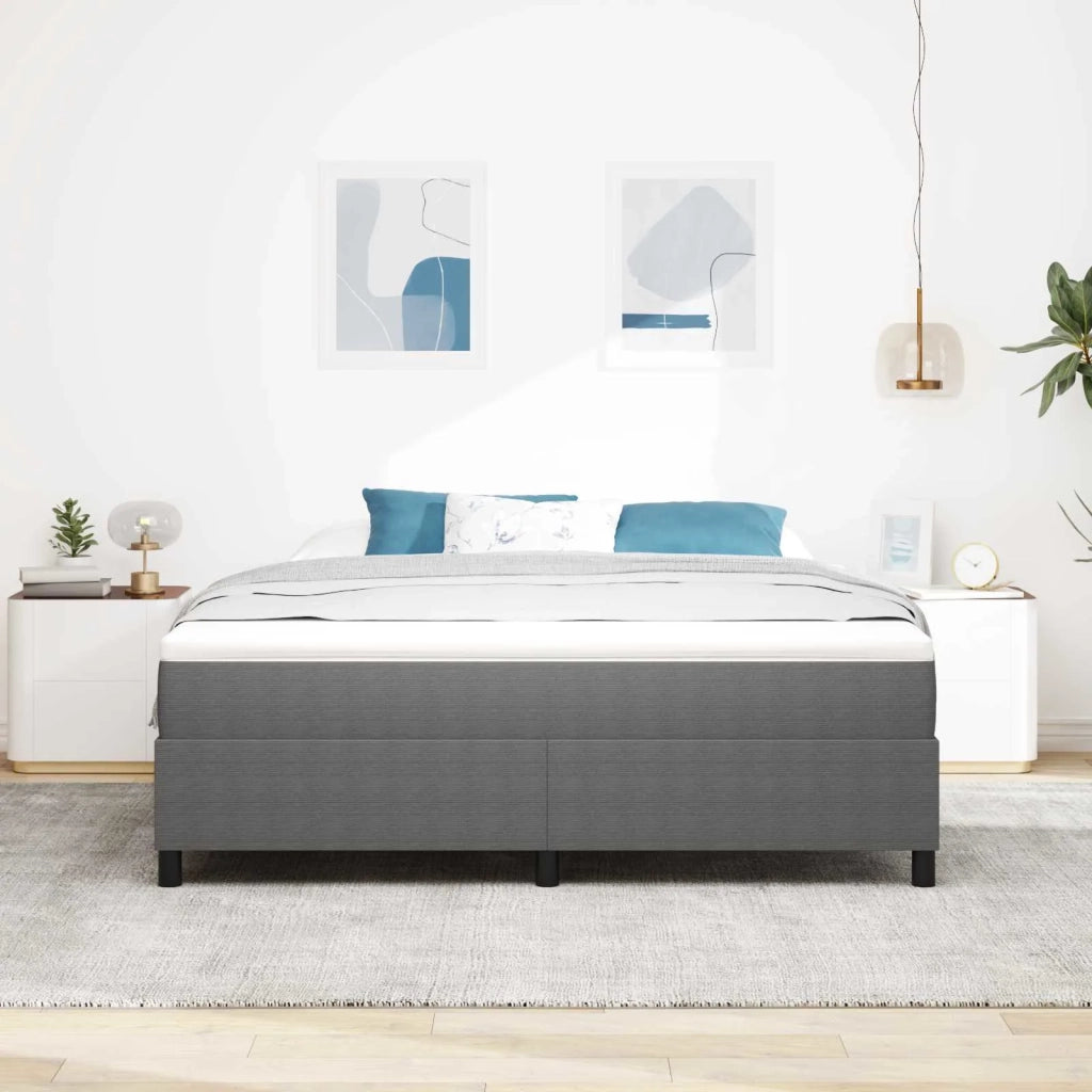 Struttura letto piattaforma-Giroletto-Rete del Letto Grigio chiaro 180 x 200 cm