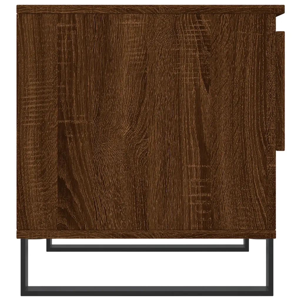 2 pz Tavolini salotto | Tavolino da caff¨¨ | Tavolino da Soggiorno Rovere Marrone 50x46x50 Legno Multistrato