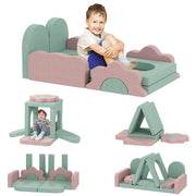 Set 12 blocchi schiuma gioco costruzione ¨C zephmum ¨C verde rosa