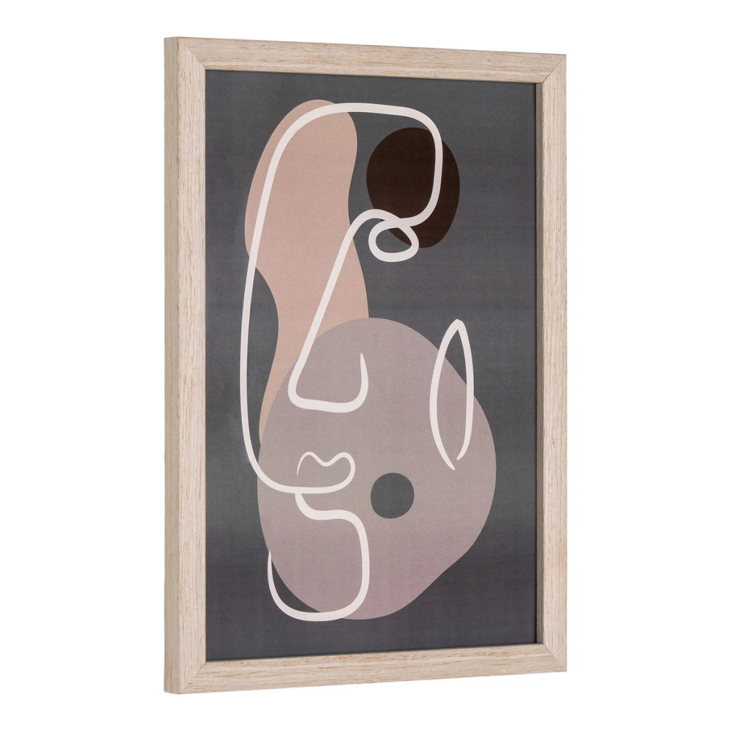 Set di 3 Quadri Madison, Marrone, MDF, 30x21x1,5 cm
