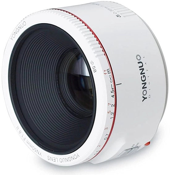 Set di lenti F1.8 II compatibile con Canon - Opaczionabile - Facile da pulire - Set di 3 - Dimensioni 25 x 25 x 25 cm