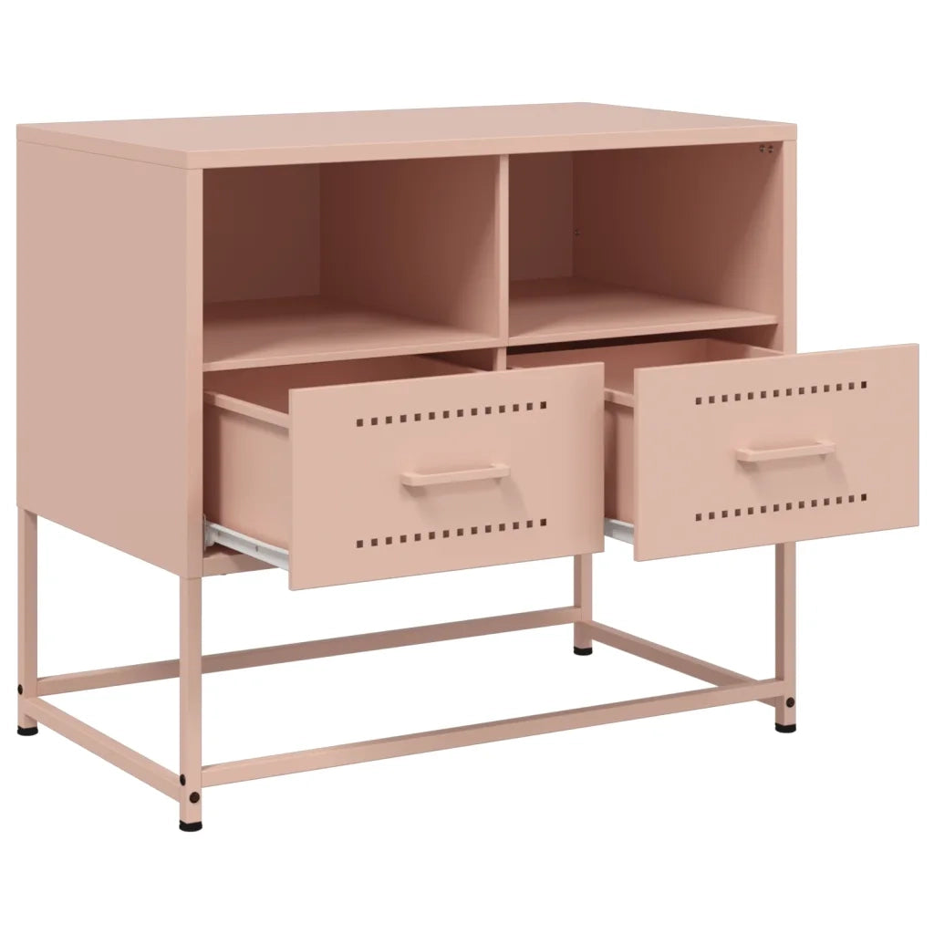 Mobile TV Rosa 68x39x60,5 cm in Acciaio