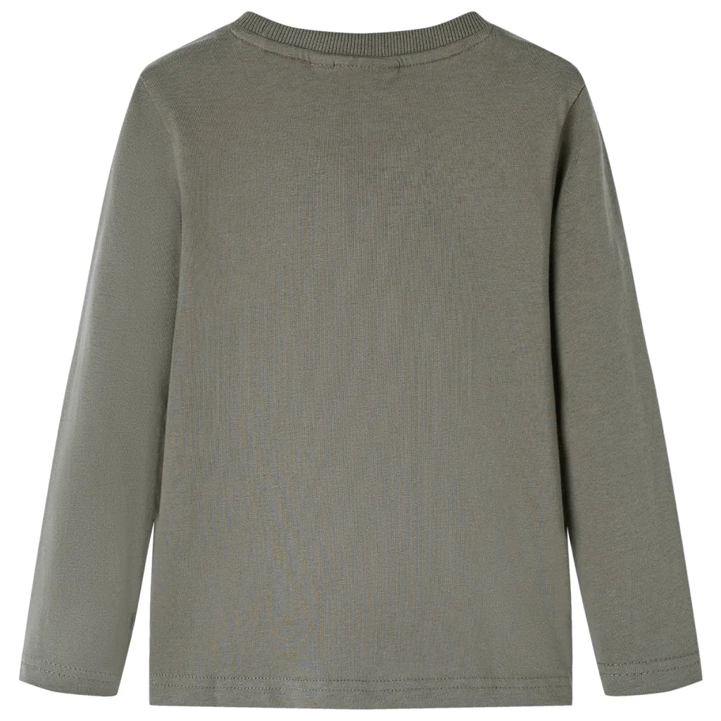 Maglietta da Bambino a Maniche Lunghe Cachi 92cod mxl 84134