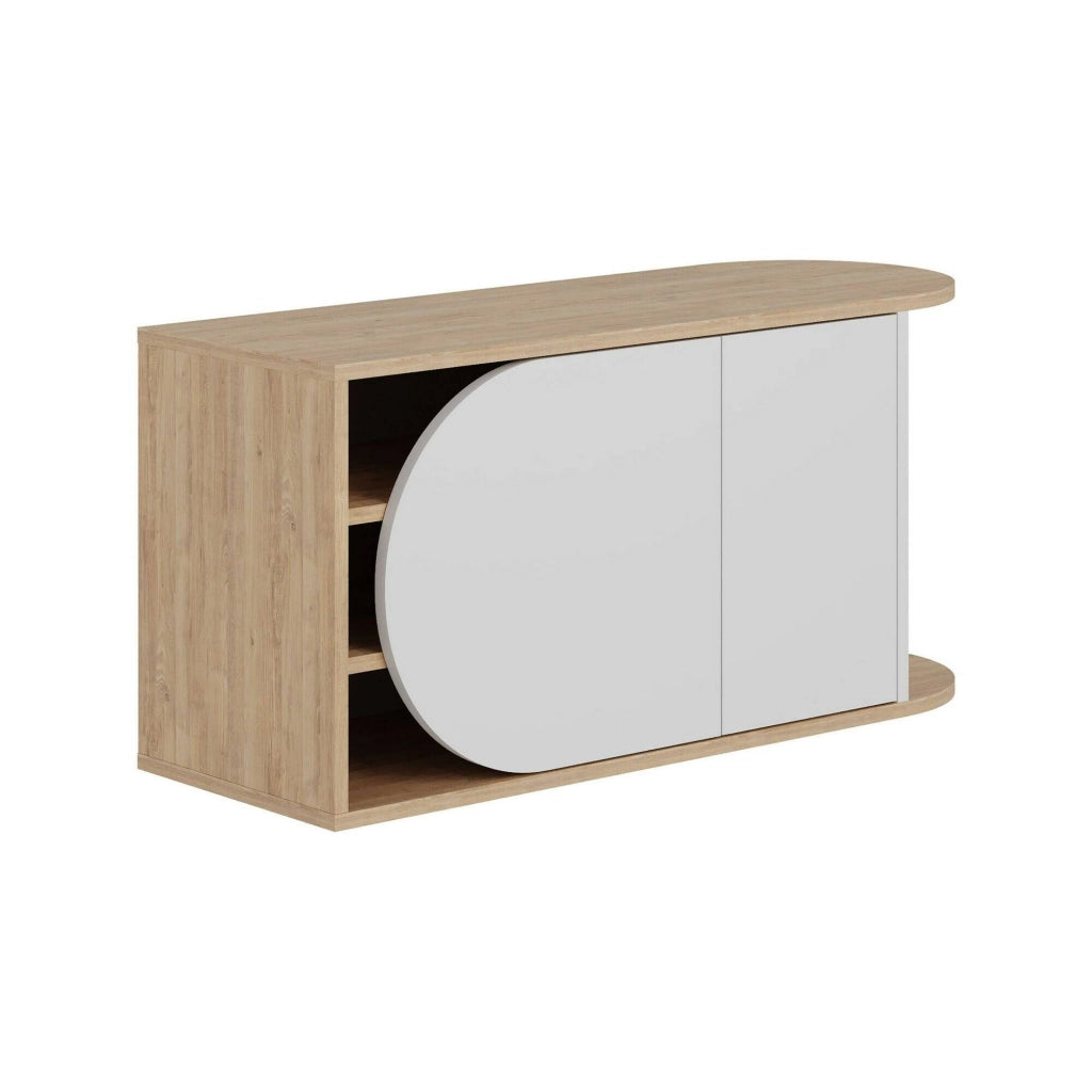 Mobile Portascarpe Kyle, Scarpiera 8 Paia, 104x37x50h cm Marrone Quercia