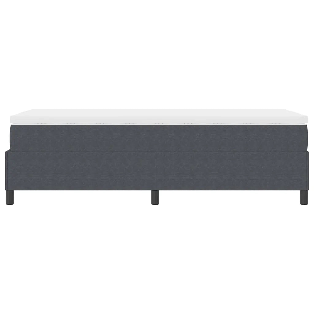 Letto a molle Grigio Scuro e Bianco 80 x 200 cm 3337433