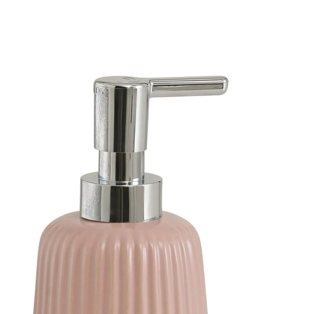 Dispenser dosasapone Gedy in ceramica rosa | Marika