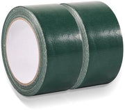 Telaio di protezione 50 mm x 30 m verde - Nastro di tessuto colorato e impermeabile con eccellente aderenza per riparazioni industriali - 2 rotoli