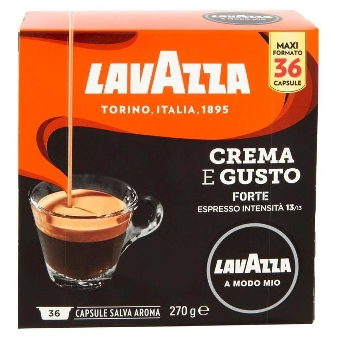 Lavazza Crema e Gusto Forte Capsule caffè Tostatura media 36 pz