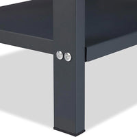 Portalegna Scaffale Metallo Porta Legna 2 Ripiani Legnaia Camino Stufa 100x40x30