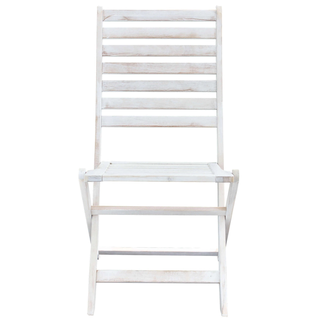 SEDIA SERENA PIEGHEVOLE SENZA BRACCIOLI IN COLORE BIANCO