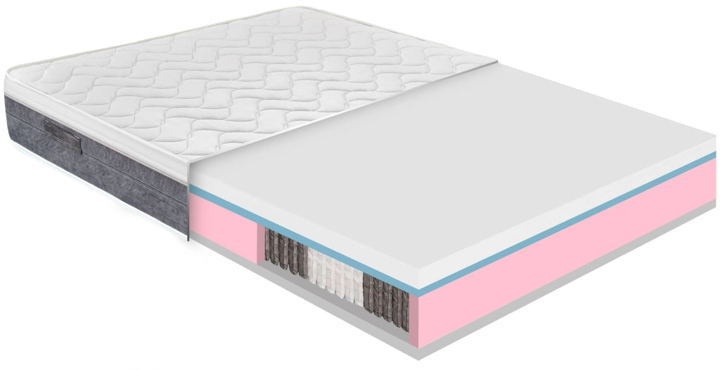 Materasso Memory e Molle Matrimoniale Francese 140x200 cm H26 Dispositivo Medico 1 Dormidea Eternity