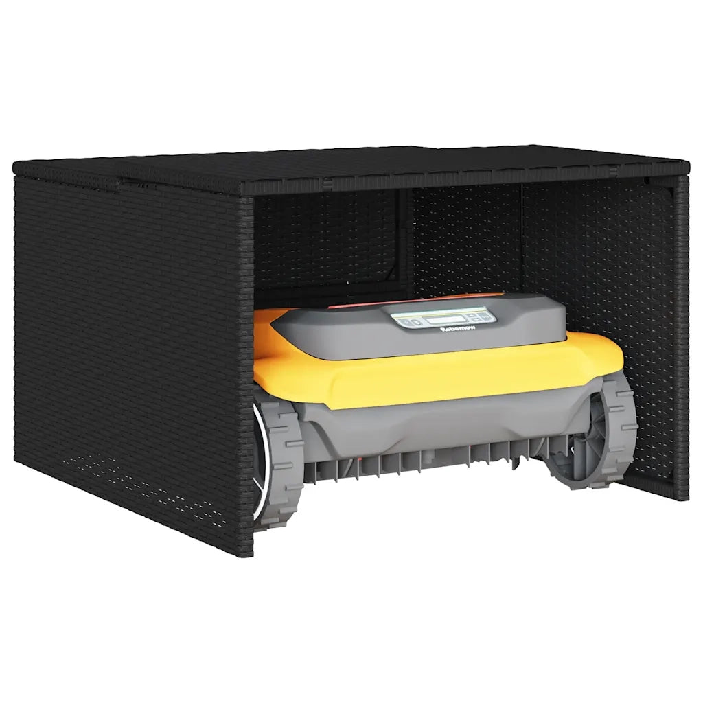 Garage per Robot Tosaerba Nero 86x90x52/57 cm in Polyrattan CFW7622209