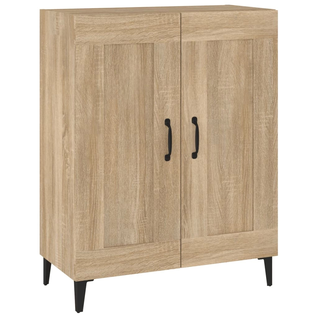 Buffet credenza cassettiera armadio mobile contenitore organizer cucina soggiorno rovere Sonoma 69,5 x 34 x 90 cm legno ingegnerizzato marrone 02_0031673