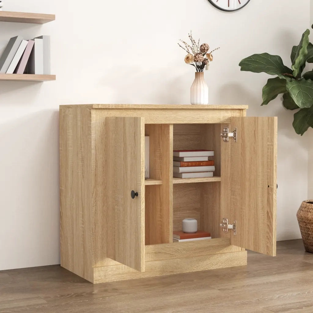 Credenza | Madia | Buffet da pranzo | Armadio da pranzo Rovere Sonoma 70x35,5x67,5 cm in Legno Multistrato