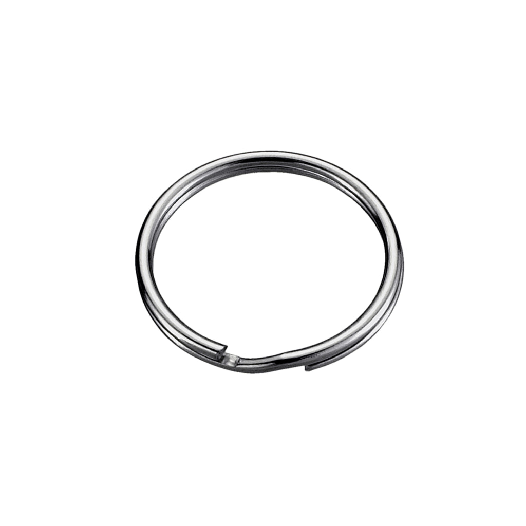 Anelli portachiavi Ã˜ 22 mm. in acciaio nichelato 10 pz.