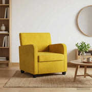 Poltrona Giallo Velluto 42043419