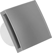 Ventilatore da Bagno Argento - Aspiratore Silenzioso Ø 100mm - Ventilatore da Parete per Cucina Garage Bagno