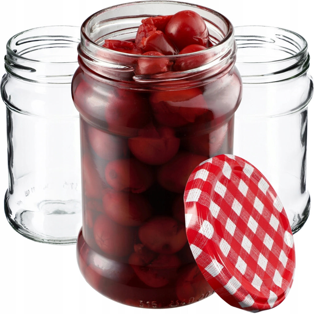 KADAX 10x Vasetti 315ml Per Conserva Marmellata Di Miele Con Tappo