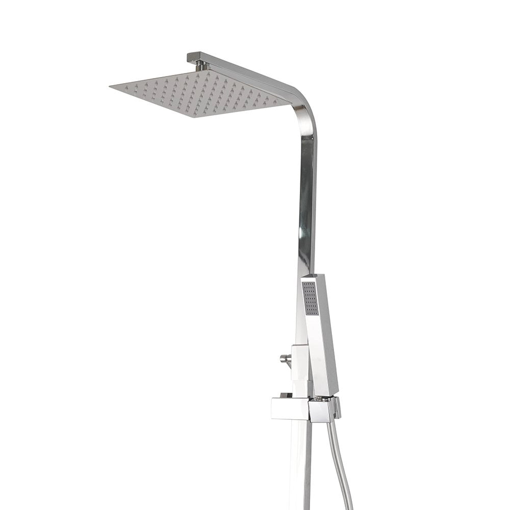 Colonna doccia quadrata miscelatore meccanico SH-4139M YORK - Cromato lucido