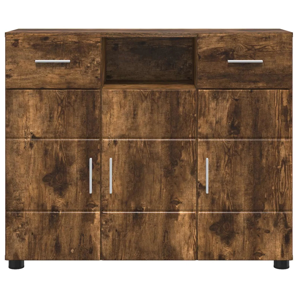 Armadio in Legno con cassetto Rovere fumé 88,5 x 30,5 x 73 cm 880286