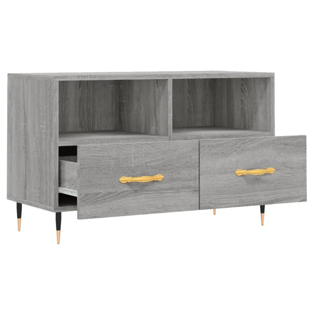 Mobile TV | Armadietto TV | Mobile Porta TV Grigio Sonoma 80x36x50 cm in Legno Multistrato