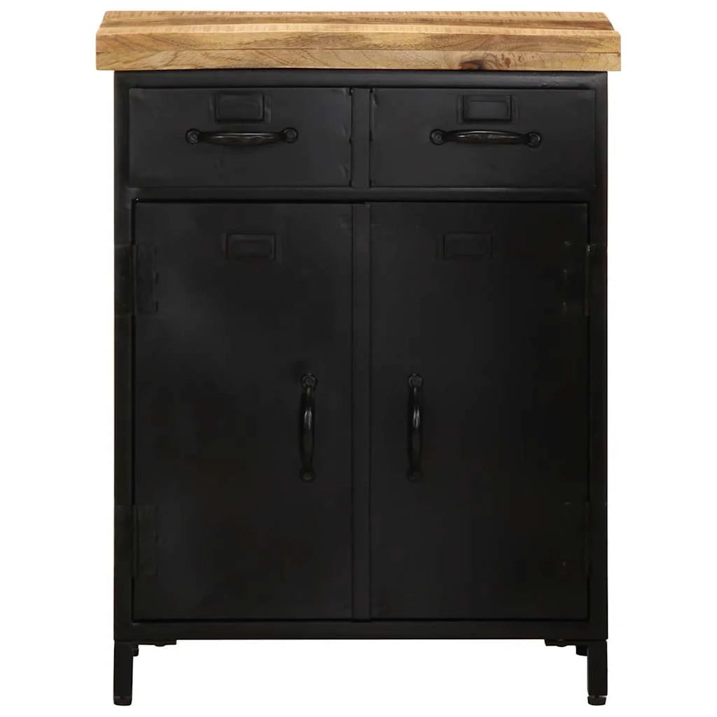 Credenza buffet cassettiera mobile contenitore organizer cucina soggiorno soggiorno 55 x 30 x 71 cm legno massello di mango marrone 02_0029586