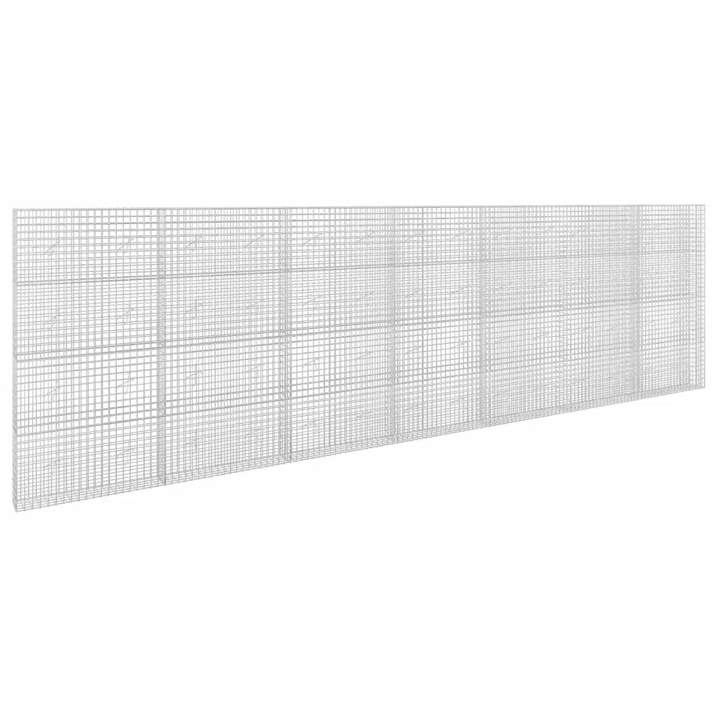 Gabione con filo da 5 mm e rete da 5x5 cm 700x20x200 cm 3464120